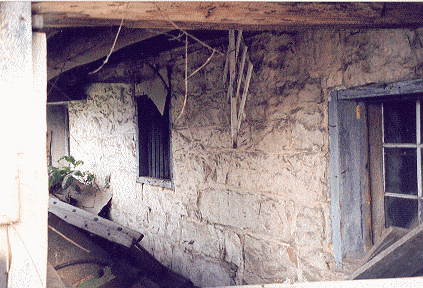 Stonework on the Korns farmhouse, Southampton Township, Somerset County PA.