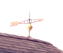 Weather vane  on the Korns farmhouse, Southampton Township, Somerset County.