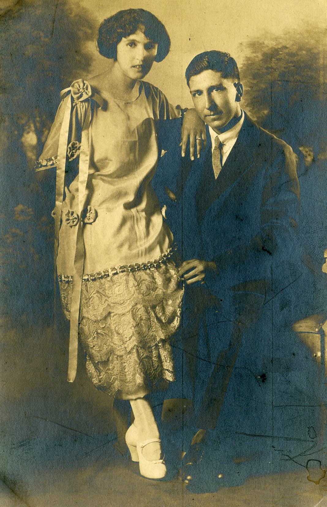Allen & Gladys Korns wedding photo 1