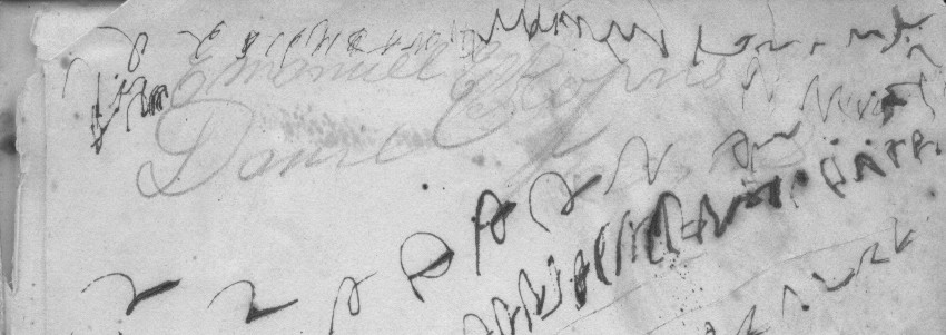 Daniel & Emanuel Korns names in 1863 book