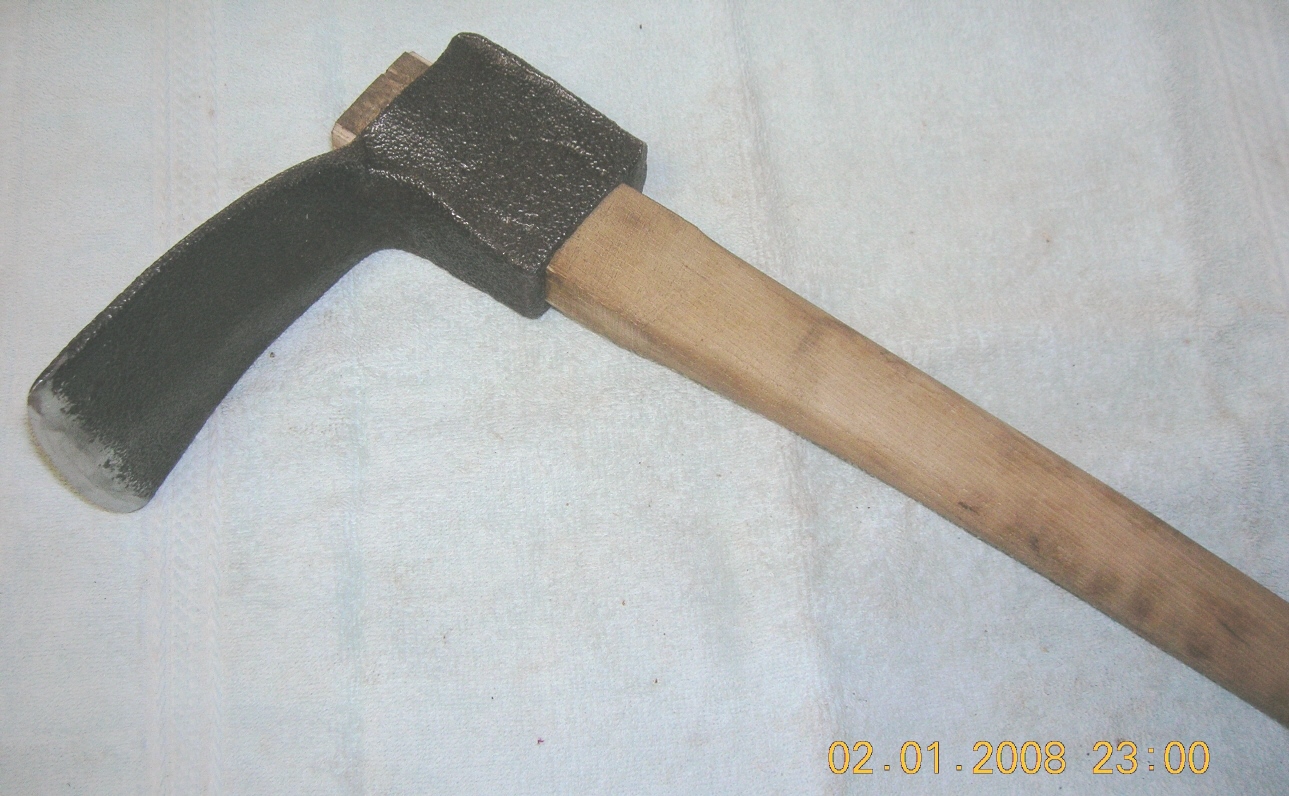 Example of an adz, from the Allen Korns farm