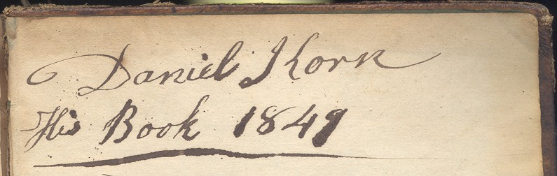 Daniel Korn signature, Somerset County PA