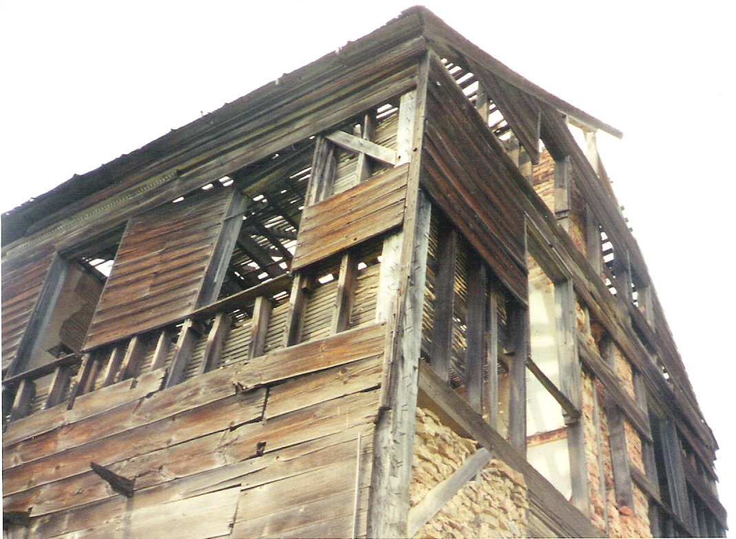Front corner of house on Michael Korns, Sr. family farm