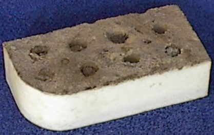 White chimney brick from the old farmhouse on the Korns Somerset County PA family homestead.