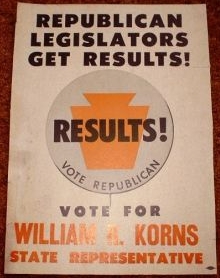 William R. Korns Political Poster